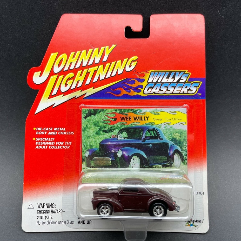 Johnny Lightning Willys Gassers Wee Willy‎ Tom Clinton Coupe Car Brown 164 Scale